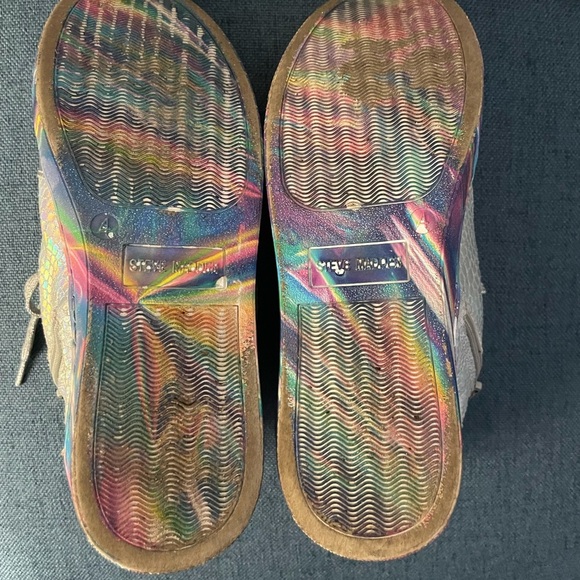 STEVE MADDEN High Top Sneakers Girl size 4 - Picture 7 of 13